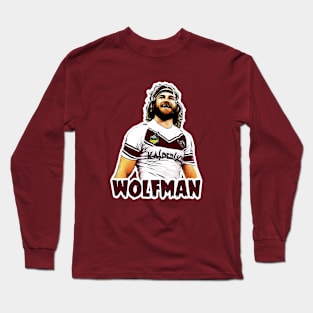 Manly Sea Eagles - David Williams - WOLFMAN Long Sleeve T-Shirt